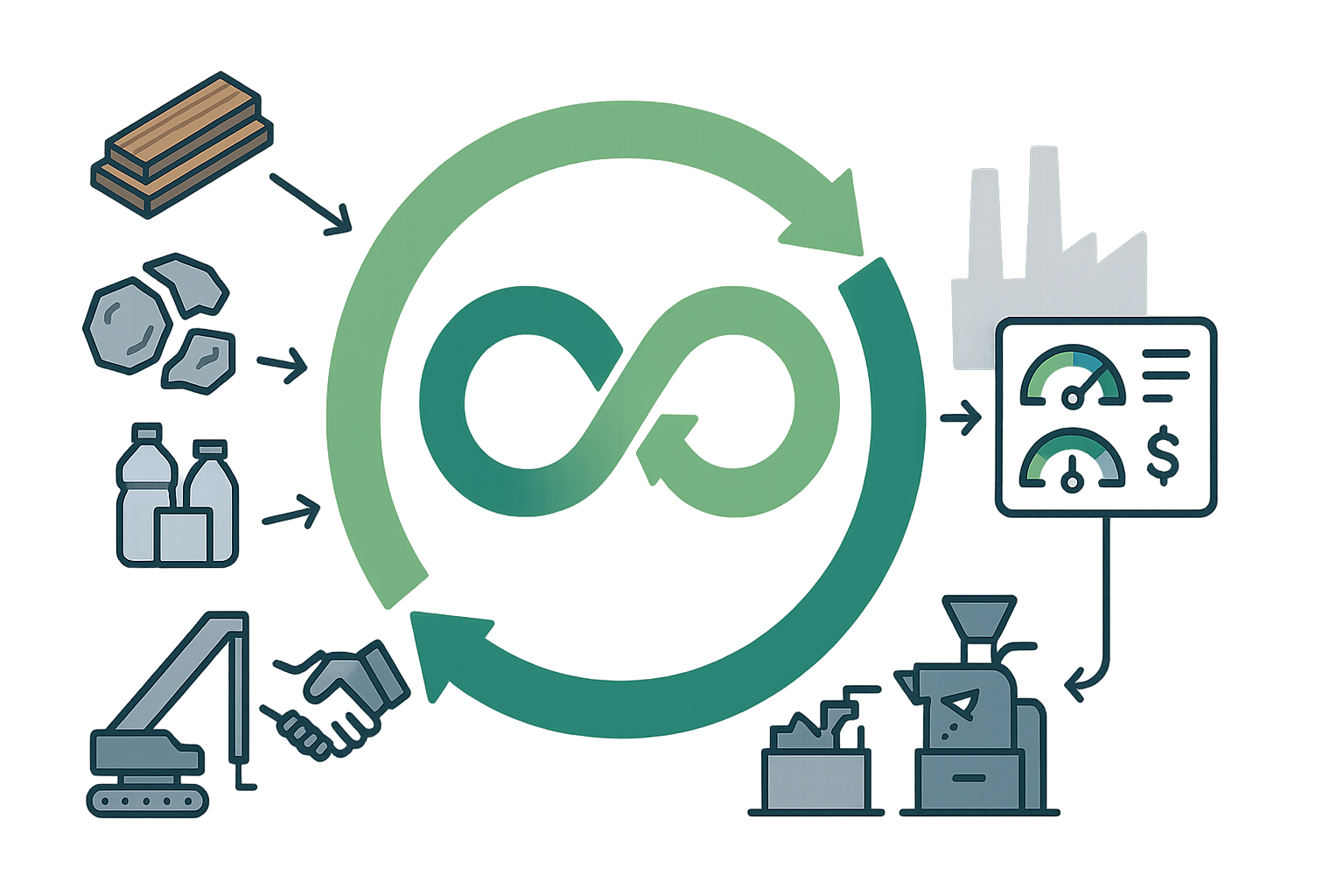 Economía Circular en Proyectos Industriales: Del Residuo al Insumo
